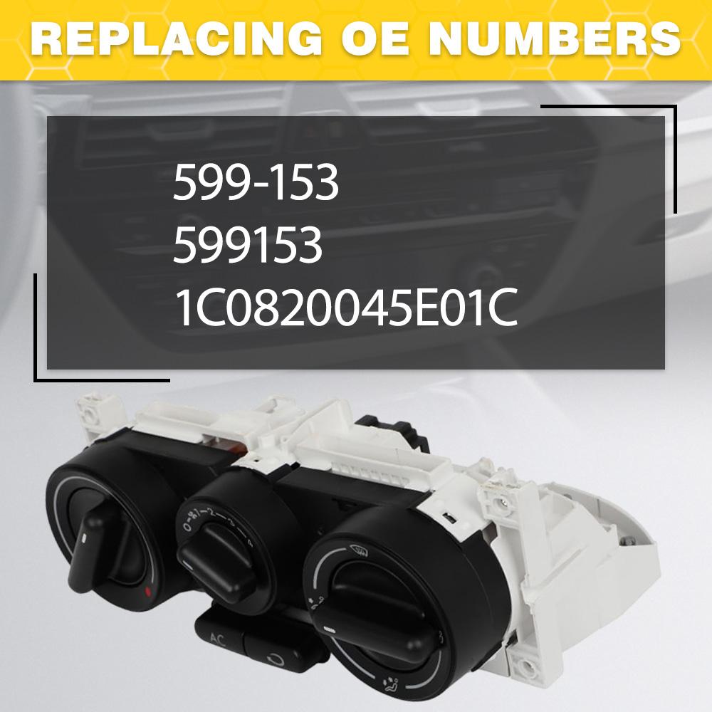 599-153, 599153  5 and 7 Pins  Climate Control Module for Volkswagen Beetle 1998-2010