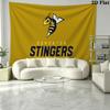 Edmonton Stingers Wall Tapestry Aesthetic Wall Hanging Printed Fabric Blanket Decorative Tapestries for Bedroom Living Room Home Decor