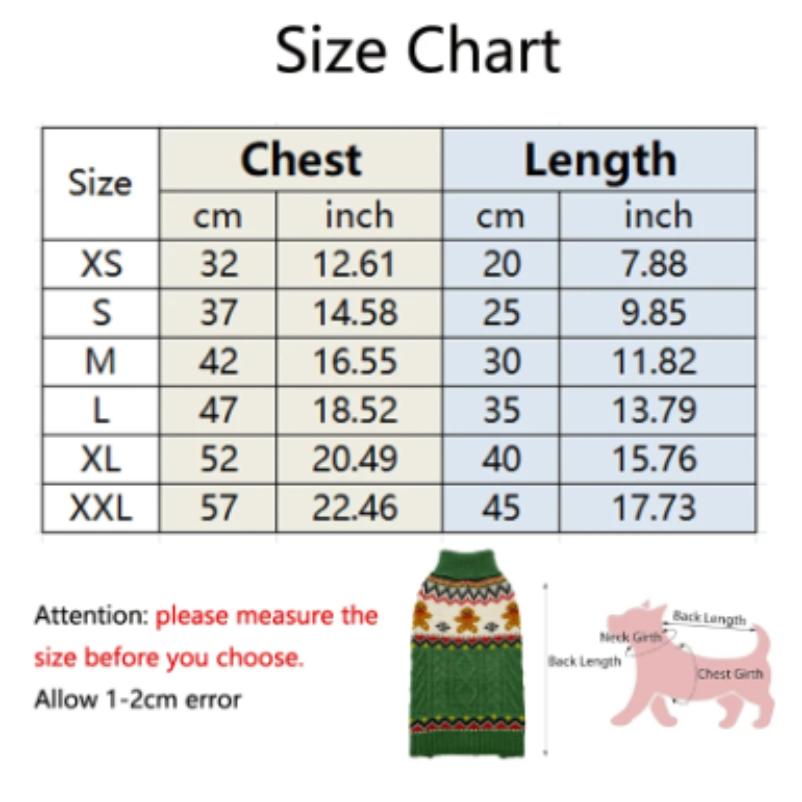 Weihnachten Rot Grün Rentier Rollkragen Weicher Pullover für Hund Welpe Winterkleidung Kleidung Pullover Sweatshirt Kleidung Hund Katze