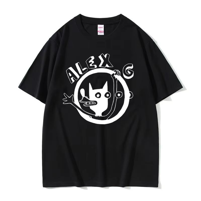 

Singer Alex G Graphic Tshirt Unisex Women Fashion Cartoon Oversized Tshirts Unisexs Casual Cotton T Shirt Unisex Vintage Crewneck Tees S