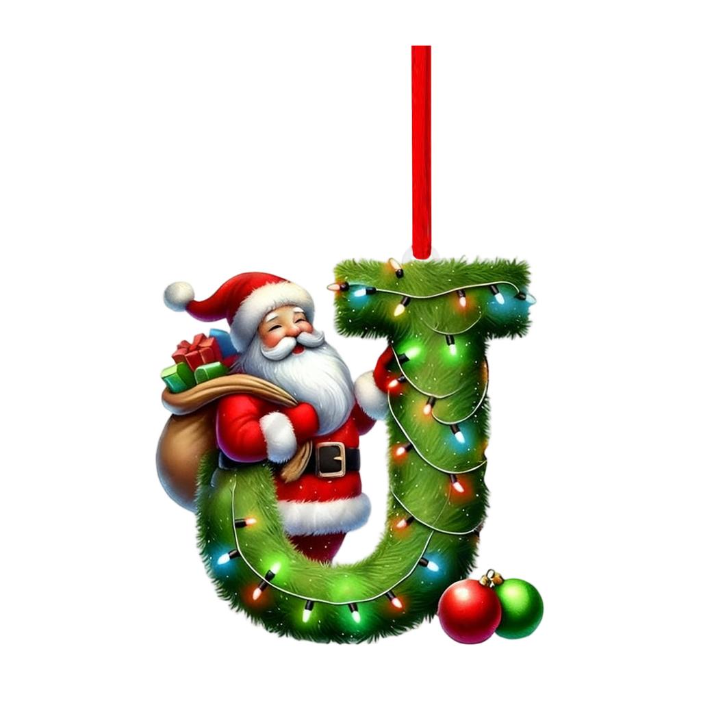 26 Letter,Christmas,Ornaments,Acrylic,1