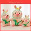 Cartoon Transforming Dinosaur Pig Plush Toy Soft Stuffed Gift For Girls And Kids