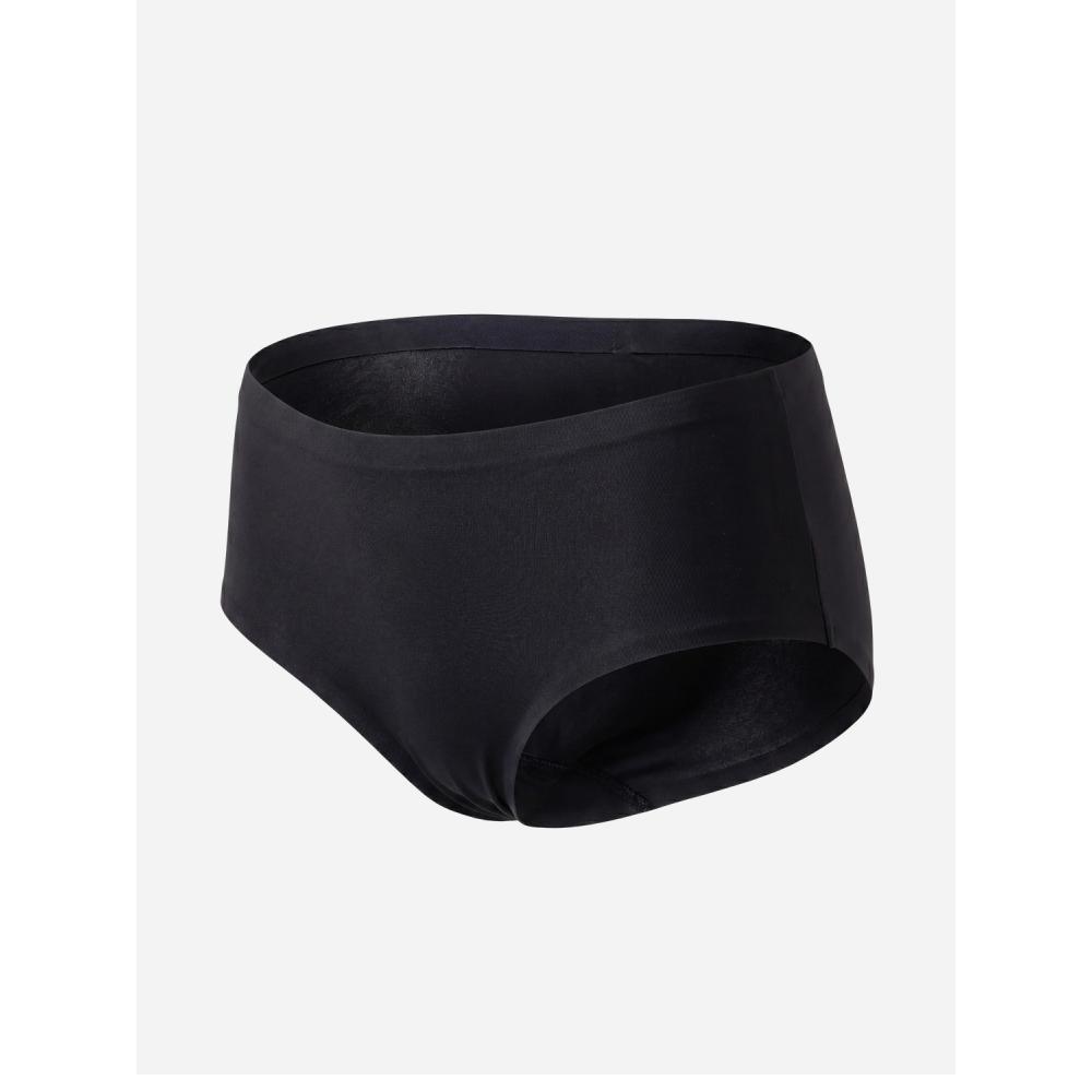 Daiso [women] Yes Code Nylon Middle Waist Seamless Panties 90 95 100 Black