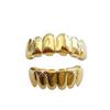 Europejski Gorący Produkt: Pozłacane prawdziwym złotem Hip Hopowe Kły Ochraniacz na zęby Grillz Dekoracja