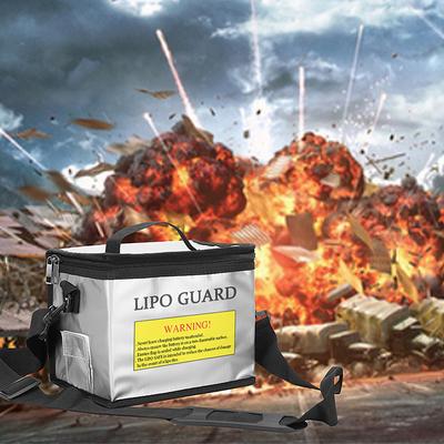 Borsa ignifuga Lipo Safe Borsa impermeabile protettiva antideflagrante per batteria con cerniera