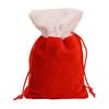 Christmas Candy Snack Gifts Bag Red Velvet Drawstrings Packaging Bags Stockings Pouches Storage Holders Festive Party Favors