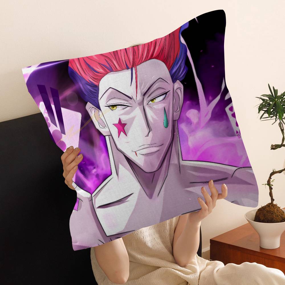 Anime Hisoka Hunter X Hunters Maple Design Cushion Cover Happy Autumn Harvest Decor Holiday Decorati Pillow Cover