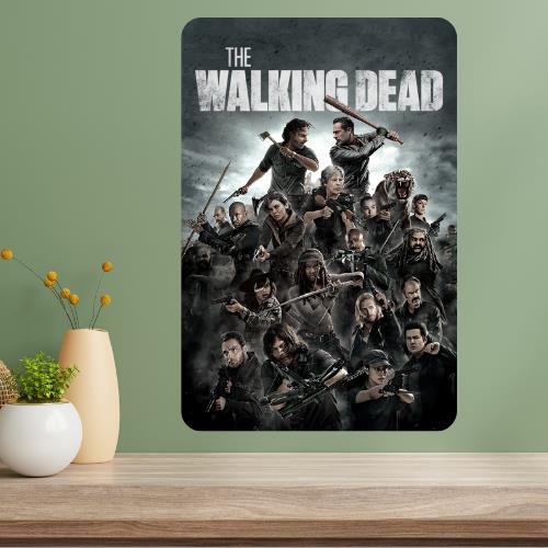 Walking Dead Classic TV Show Metal Poster Sign 20x30cm(7.8x11.8inch)