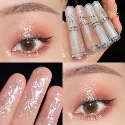 Liquid Highlighter Eyeshadow Waterproof Non-Removing Makeup Sleeper Silkworm BrighTening Pearlescent Glitter Eye Shadow Liquid Lasting Setting Makeup