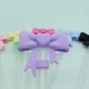 Silicone Bow Tie Straw Cap & Dust Cover for 10mm Straw