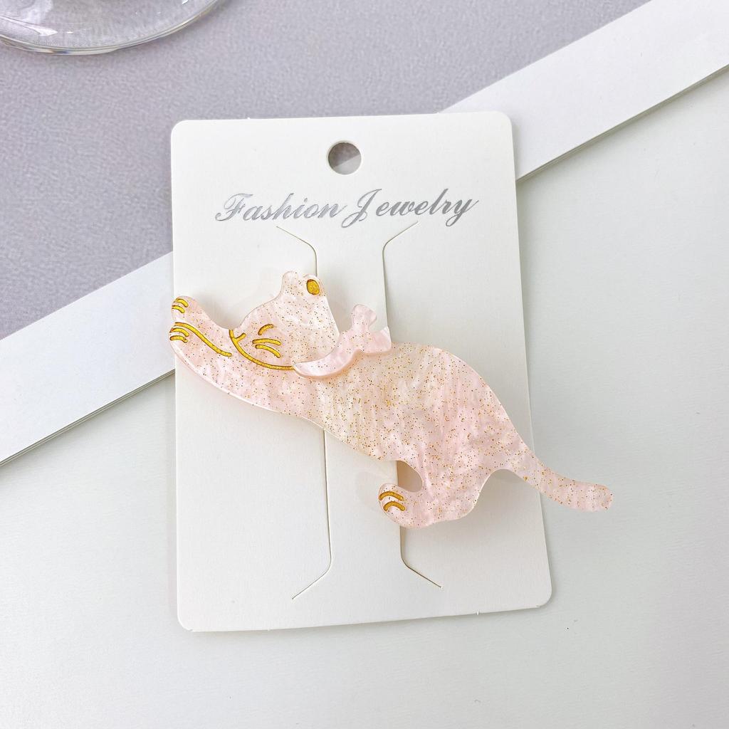 8cm Korean Cute Cat Cartoon Duckbill Hair Clip Hairpin for Bangs