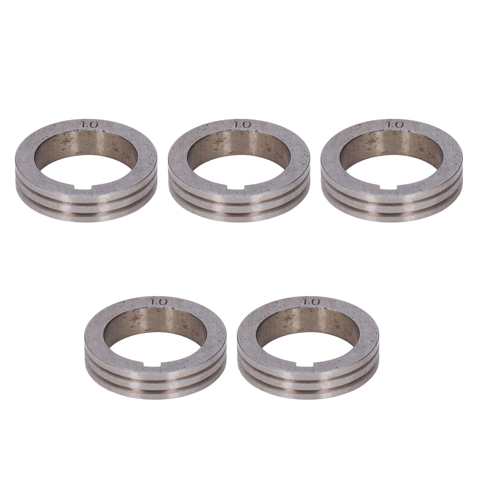 5 Piezas Rodamiento de Rodillo de Alimentación de Alambre Acero para Cables Rodillo Alimentador Rueda Piezas de Equipo para Soldadores 1.0‑1.2mm