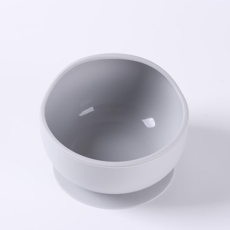 Non-Toxic Children Silicone Suction Cup Bowl Feeding Tableware Infant Non-Slip Training Learning To Eat Bowl Baby Complementary Bowl