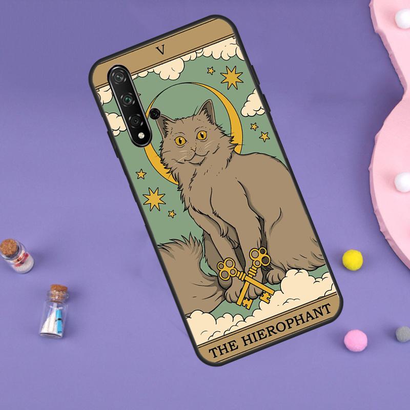 Cats Tarot Witchcraft For Huawei Nova 5T 9 10 SE 7i 8i 11i 12i Y60 Y61 Y70 Y72 Y73 Y90 Y91 P20 P40 P30 Lite Case