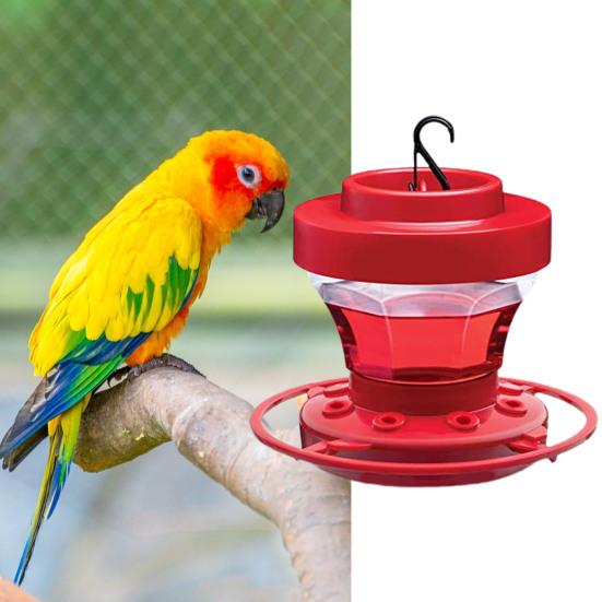 Hrănitor pentru Păsări Colibri Detașabil Capacitate Mare cu Cârlig Utensile pentru Hrănirea Păsărilor