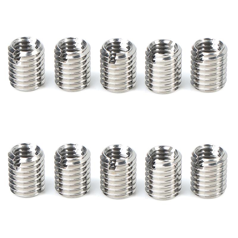 10Pcs Stainless Steel Thread Adapters Convert M8 8Mm Male To M6 6Mm Female