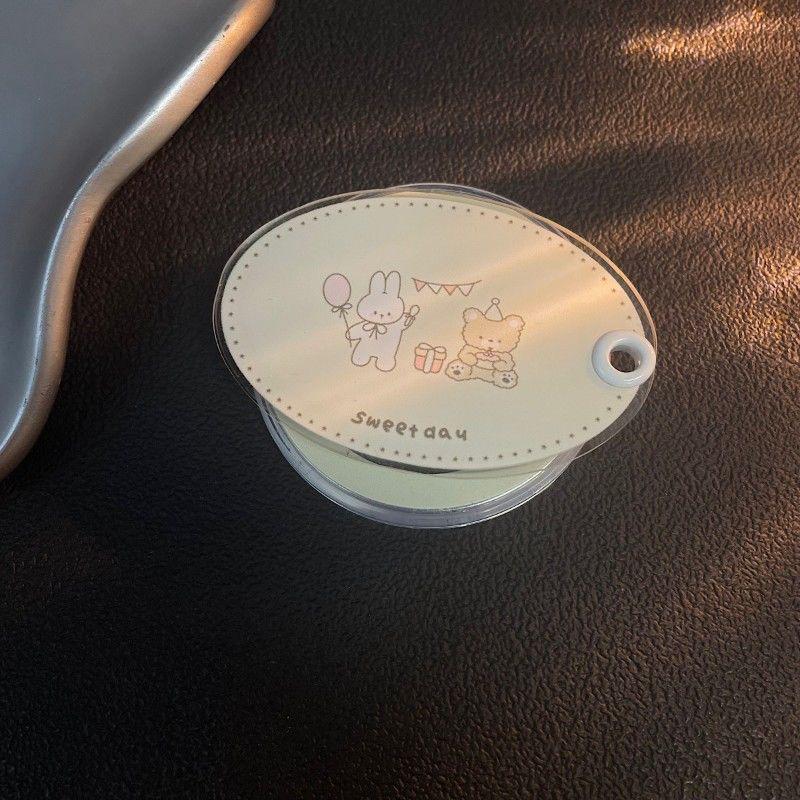 Cartoon Cute Mirror for MagSafe Holder: Super Strong Magnetic Desktop Airbag, Retractable for Women