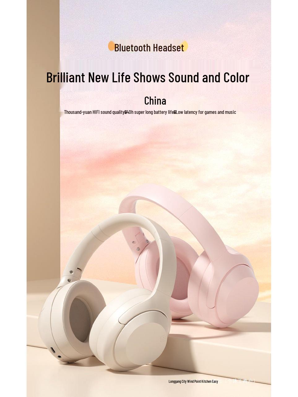 

E-sports Over-Ear Wireless Bluetooth Headphones: Long Battery Life, Heavy Bass, Noise-Cancelling for Gaming and Mobile Use. Green [40h Battery + Audio & Data Cables]