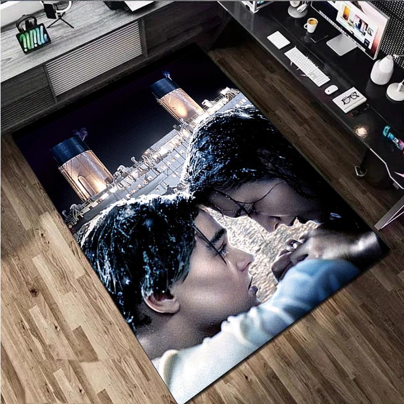 Titanic Carpet Office Decorative Carpet For Living Room Bedroom Door Mat Floor Rug Computer Chair Area Rug