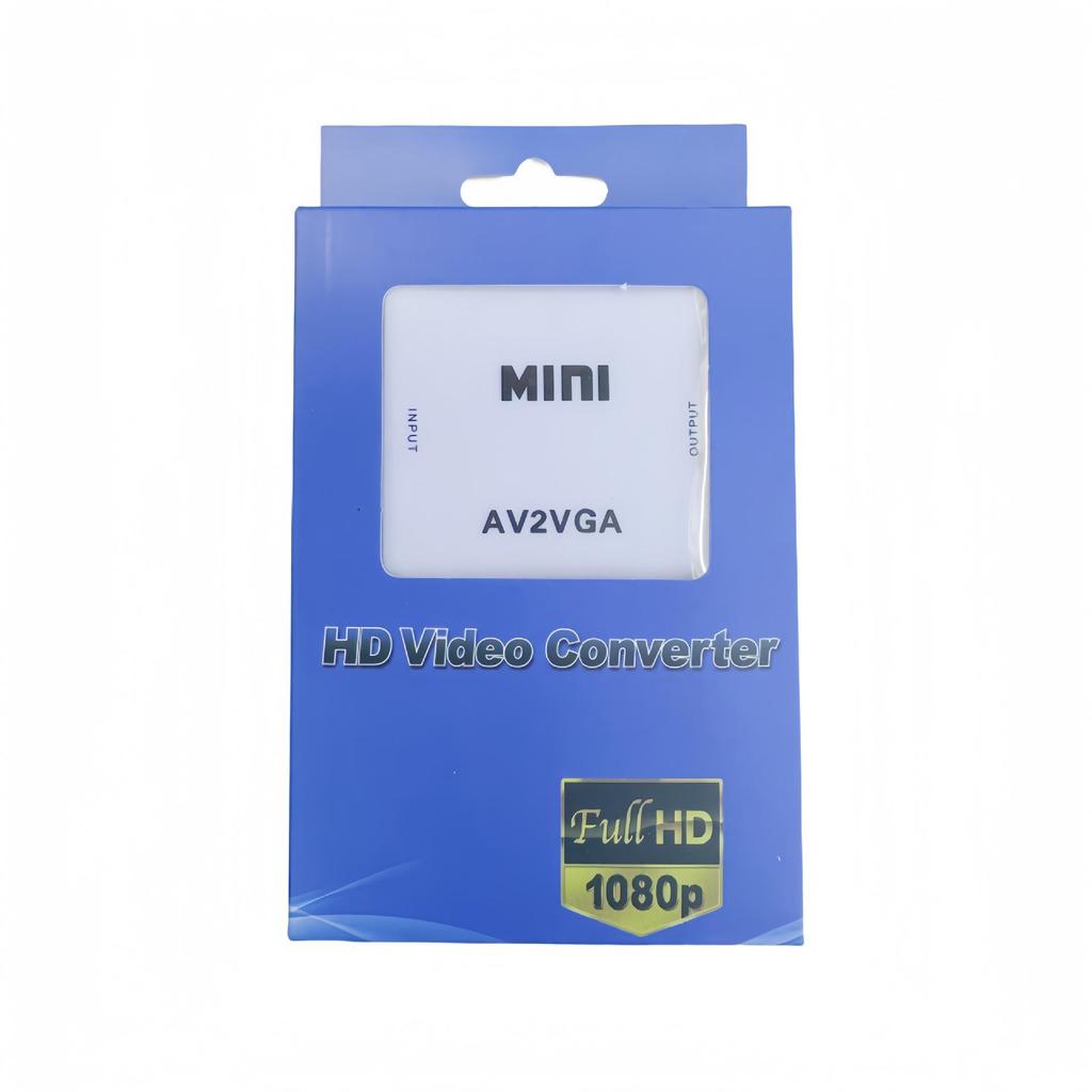 HDMI To HDTV/AV/VGA Converter — Compact High-Definition Video Converter Box