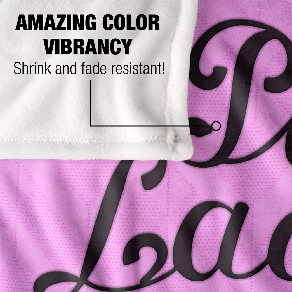 Grease Pink Ladies Silky Supersoft Blanket