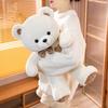 Non-Toxic Nice Kawaii Bowknot Bear Plush Toy Soft Stuffed Animal Bear Plushie Doll Birthday Christmas Gift For Children Kids