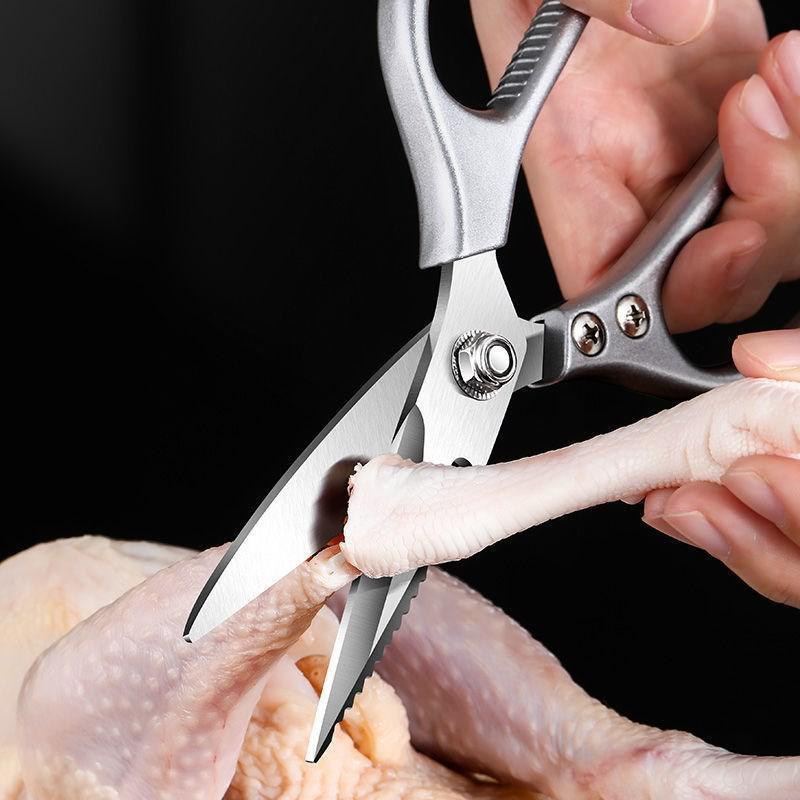 1Pcs Sharp Kitchenware Suitable for Chicken/Vegetables/Barbecue/Meat/Fish Handling Multifunctional Kitchen Scissors
