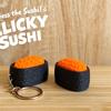 Sushi Clicker Anti-Stress Fidget Toy 3D Printed Food Keychain Portable Sensory Gadget for Office Workers Stress Relief