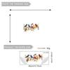 PVC Cute Adorable Bird Static Cling Window Sticker Removable Self-Adhesive for Kitchen Living Room Glass Home Decor Art