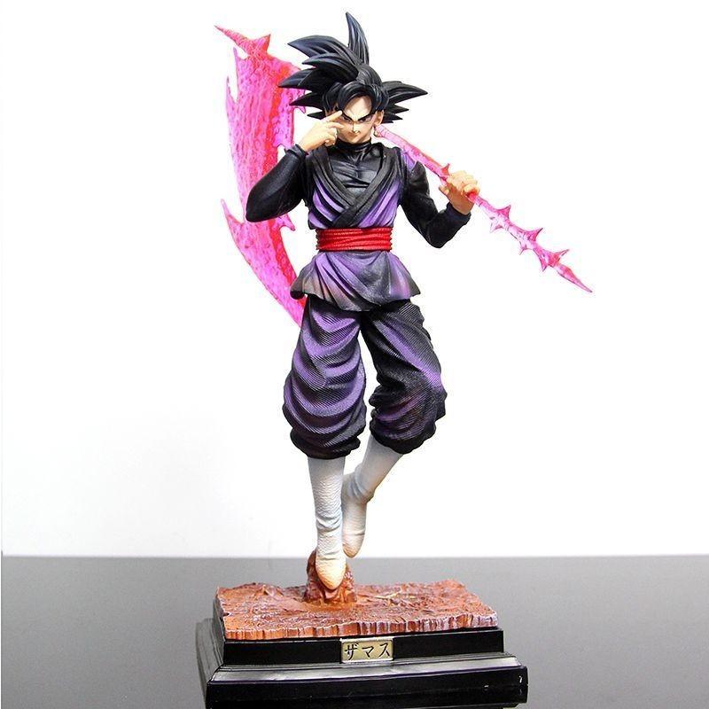 37Cm Dragon Ball Super Saiyan Ros Goku Standing Figure Anime Model Statue Collection Desktop Decoration Ornament Toy Gift