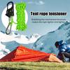 Aluminum Alloy Tent Rope Tensioner Rustproof Strong Load-bearing Lightweight Portable Tent Cord Adjuster