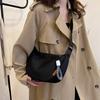 Solid Color Nyl Shoulder Bags for Women Fashi Hobos Crossbody Bag Ladies Casual Large Capacity Female Handbags Tote Purse