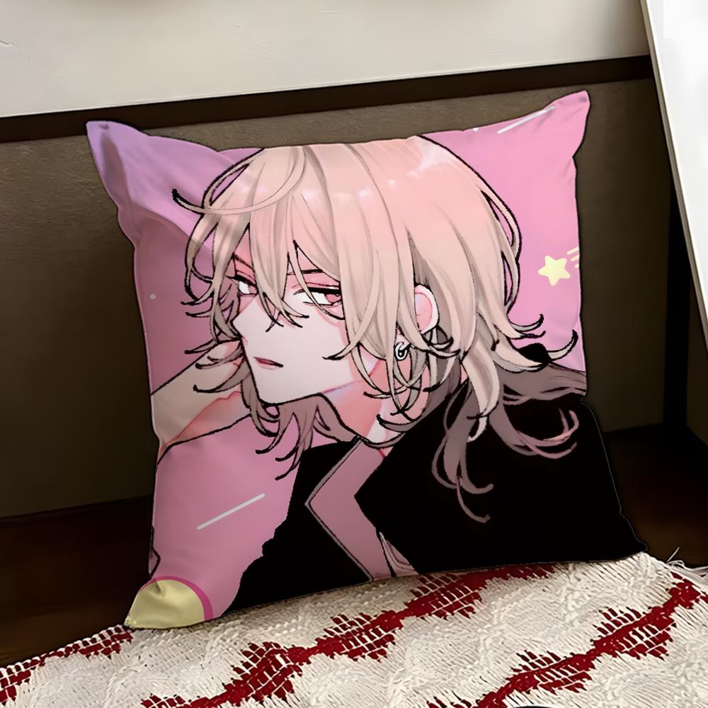 AnimeLove Angel Cushion Cover Reversible Soft Durable Pillow Cover Home Car MultiScene Use for Daily Comfort