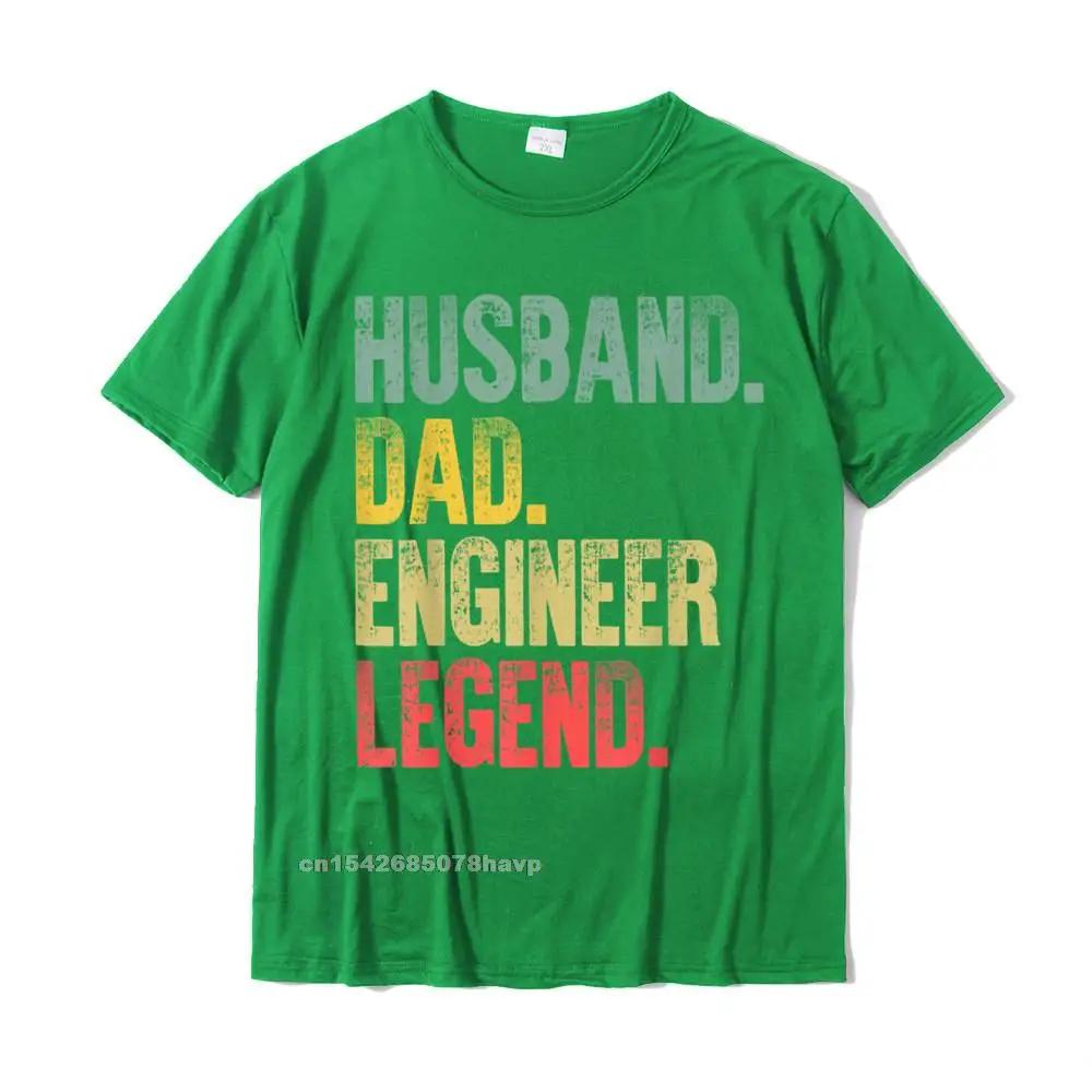 Mens Funny Vintage Shirt Husband Dad Engineer Retro T-Shirt Top T-Shirts Comfortable Oversized Men Tees Comfortable