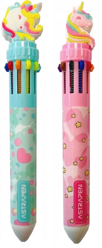 DŁUGOPIS AUT. 10w1 ASTAPEN PASTEL UNICORN A''24