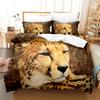 New Animal Leopard Bedding Sets Quilt Bed Cover Comforter Duvet Cover Pillow Case 2-3 Pieces Sets Kids Adult Bedroom Decoration