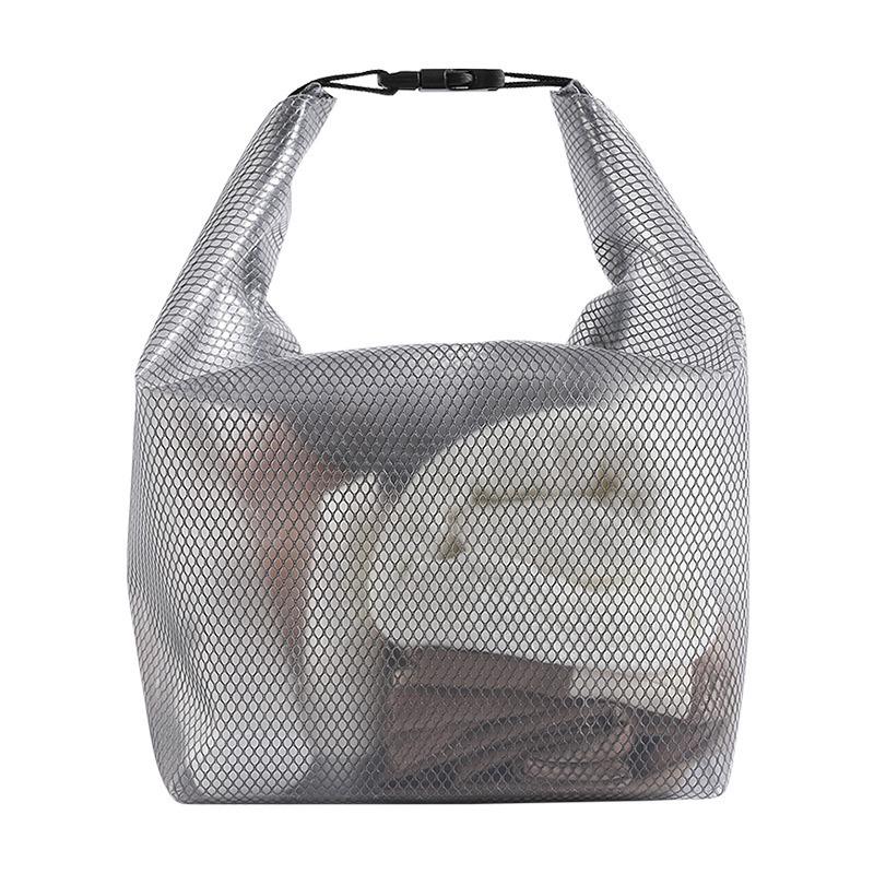 

Portable EVA Waterproof Travel Bag - Makeup and Toiletry Beach Bag for Vacation Swimsuit S 27x11.5x24.5CM серый