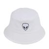 Black White Solid Alien Bucket Hat Unisex Caps Hip Hop Gorros Men Women Summer Panama Cap Beach Sun Fishing Hats Cotton Sunhat