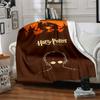 1pc Harry Potter Flannel Throw Blanket - HD Printed Lightweight Soft Warm All-Season Blanket for Sofa, Bed, Travel, Camping 021