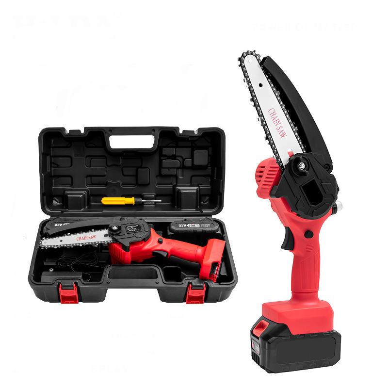 Rechargeable Mini Handheld Chainsaw for Gardening and Logging