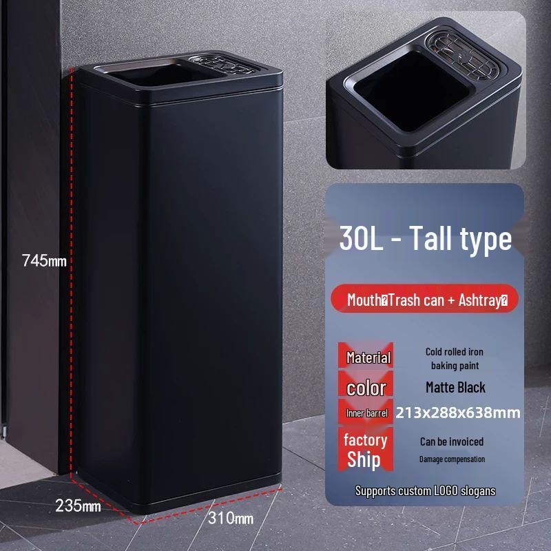 Stainless Steel Ashtray Trash Can