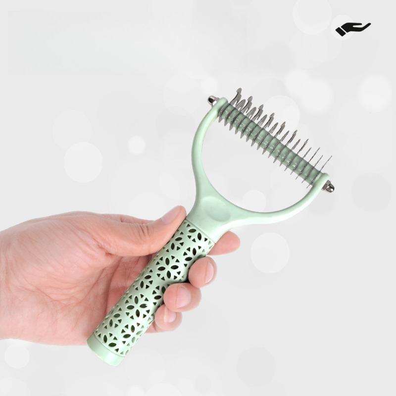 Pet comb pet knot comb double-sidedcombflea comb safe andskin friendly pet cleaningcat comb dog comb petcomb catand doguniversal