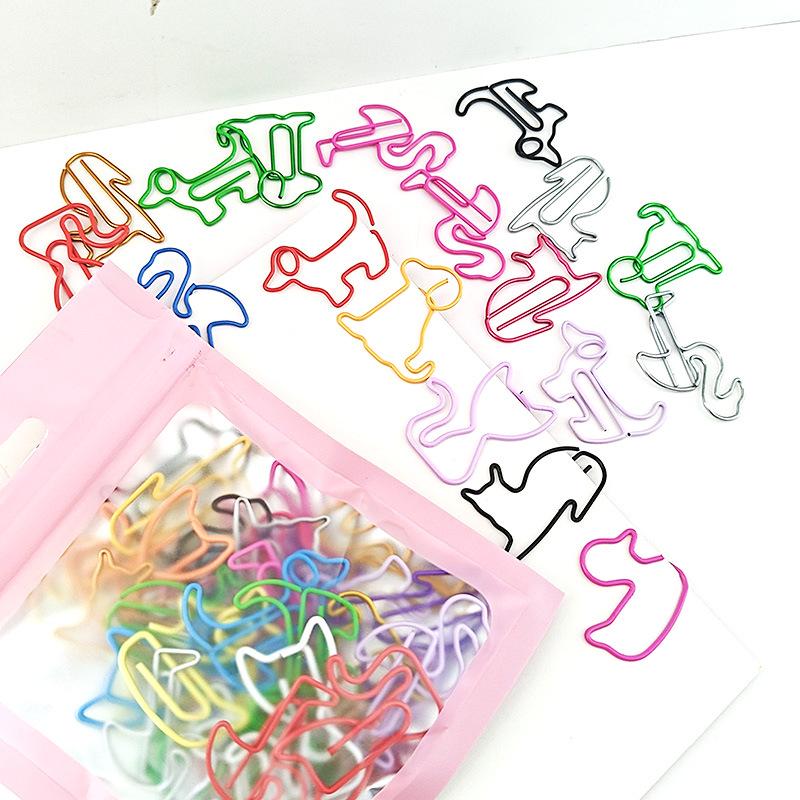 Colorful Animal-Shaped Paper Clips - Cute and Creative Office Supplies