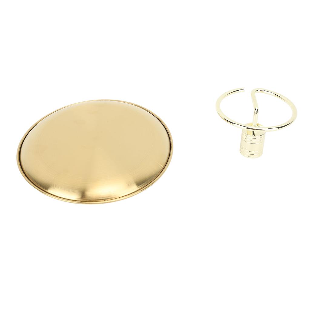 Moxa Collector Stick Storage Base Stainless Steel Round Stable Safe Compact Roll Tray for Moxibustion Home