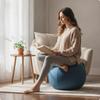Exercise Ball Cover with Handle Woven Textured for Yogis, Pilates, Home Gym