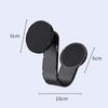 Adjustable Car Phone Holder Rack Stand Strong 1.8KG Suction Magnetic Base Heatproof Adhesive For Multiple Angle Viewing