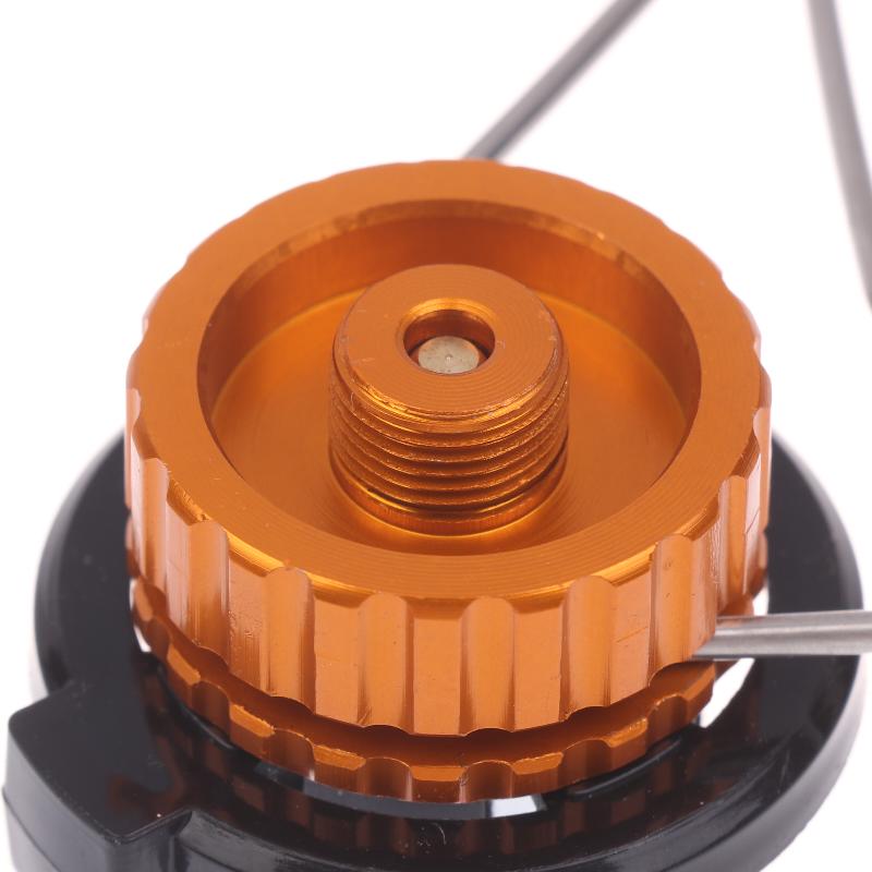 1 szt. Akcesoria DIY Outdoor Wielofunkcyjny Adapter do Butli z Gazem Butanowym Campingowy z Uchwytem do Wygodnego Użytku Poziomego