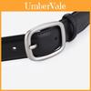 Cintura da Donna in Vera Pelle per Abiti Business Casual da Donna con Fibbia Metallica