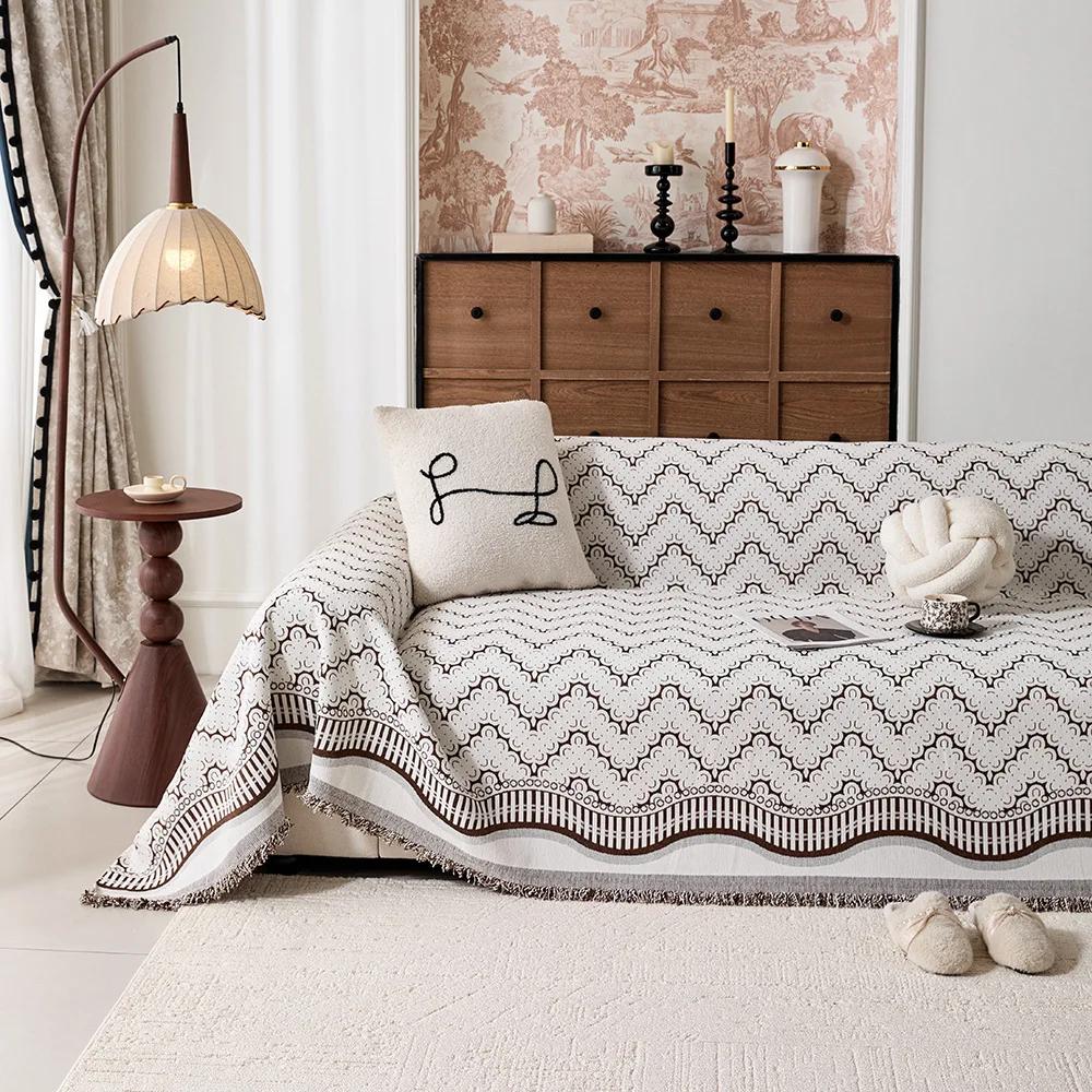 2025 New Chenille Sofa Towel Four Seasons Universal Modern Simple Non-slip Cushion All-match Fabric Sofa Cover