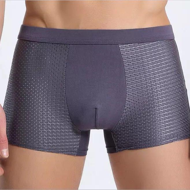 Men's Breathable Mesh Ice Silk Boxer Briefs